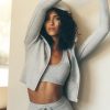 02-245-1.jpg Women's Cropped Zip Hoodie & Flared Pants Set 919b