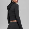 02-247-1.jpg Women's Cropped Zip Hoodie & Flared Pants Set 919b