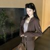 03-234-1.jpg Women's Cropped Zip Hoodie & Flared Pants Set 919b