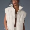 910j-cover-1.jpg Stand Collar Full Zip Quilted Puffer Vest 910j