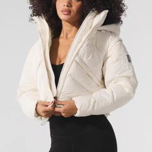Cropped Hooded Puffer Jacket 910k